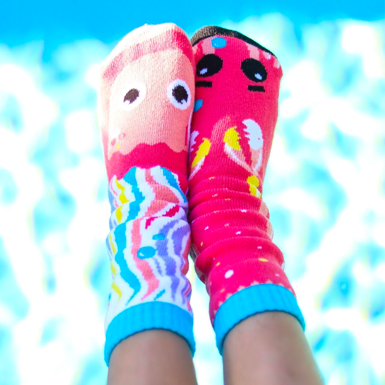 SHELL YEAH! BEACH LOVER NO-SLIP SOCKS BUNDLE FOR KIDS-1